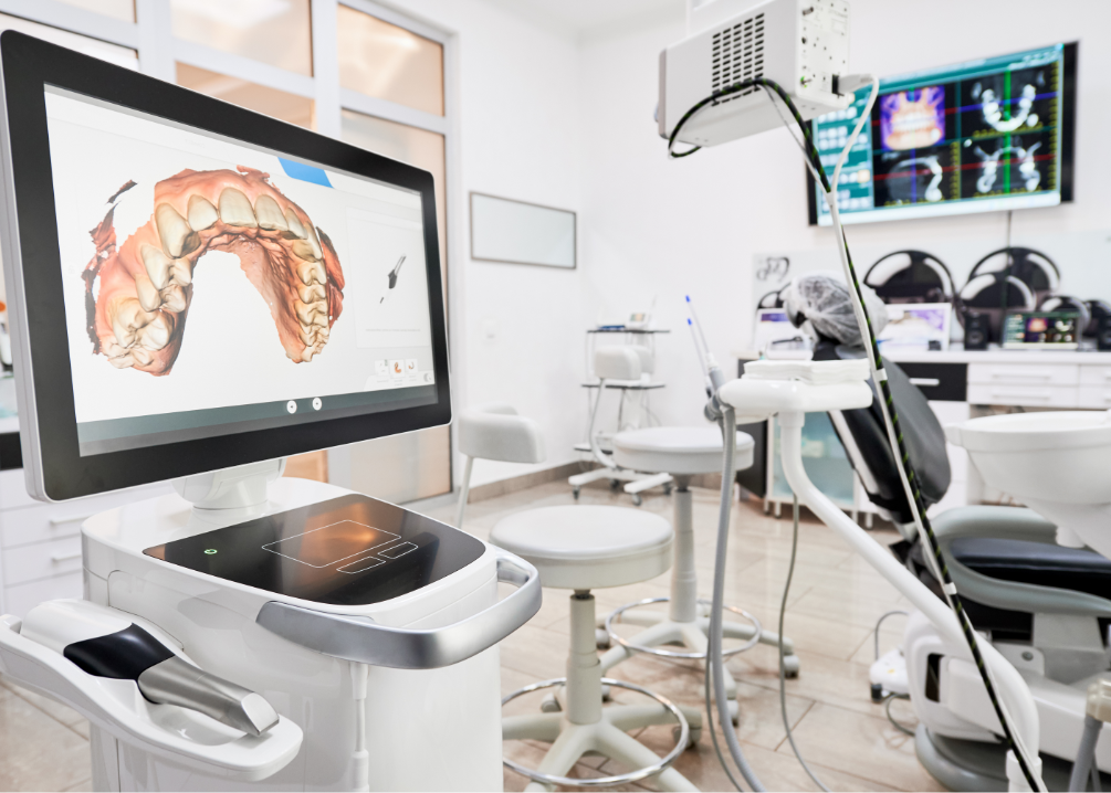 Escáner dental de última generación para planificación de implantes